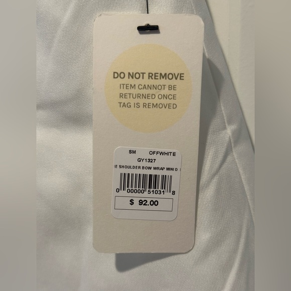 NWT: American Threads Zola One Shoulder Mini Dress. Size small. - Picture 4 of 8